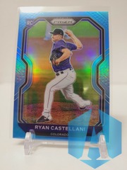 2021 Panini Prizm Ryan Castellani #91 Carolina Blue RC Rookie